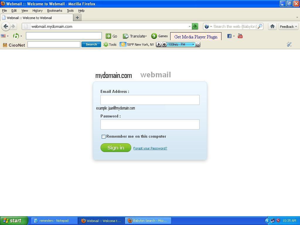 Changing password to my webmail ISL Networks Blog Site